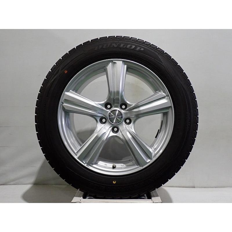 DUNLOP（ダンロップ） 中古 225/60R18 スタッドレスタイヤ ホイール 4 