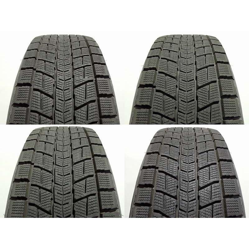 DUNLOP（ダンロップ） 中古 225/60R18 スタッドレスタイヤ ホイール 4 