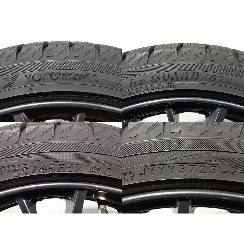 WEDS（ウェッズ） 中古 195/45R17 スタッドレスタイヤ アルミホイール