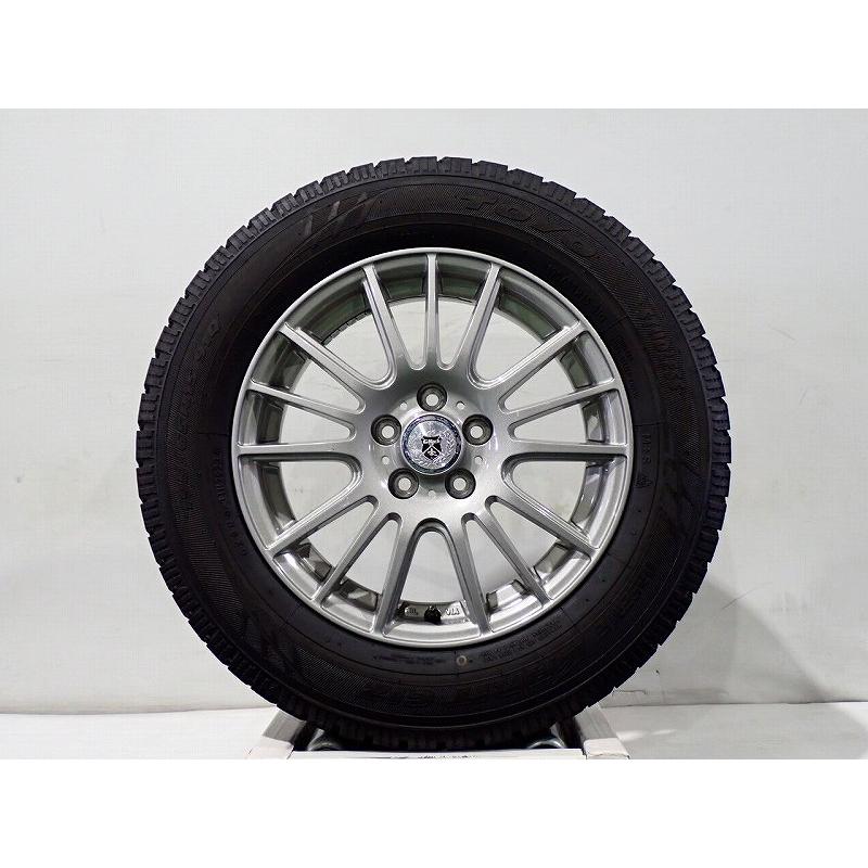 195/65R15 スタッドレスタイヤ ホイール 4本セット +43-5H100 ウェッズ