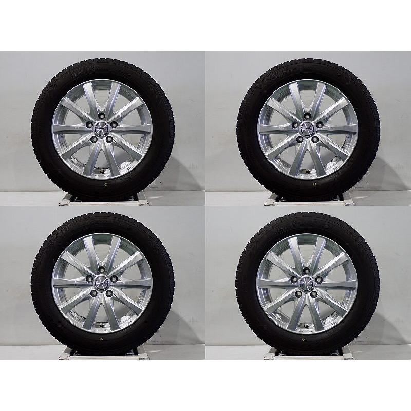 WEDS 中古 205/60R16 スタッドレスタイヤ ホイール 4本セット
