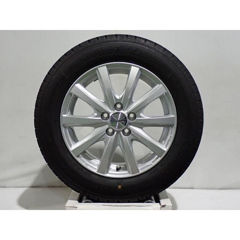 グッドイヤー（GOODYEAR） 中古 185/65R15 スタッドレスタイヤ アルミ 