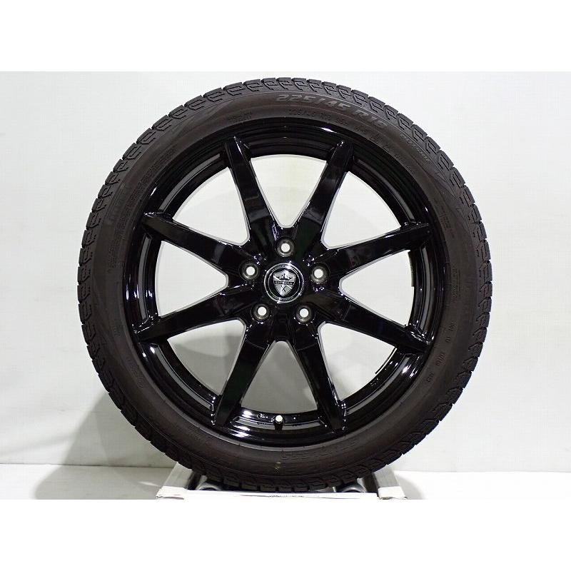 中古 225/45R18 スタッドレスタイヤ アルミホイール 4本セット