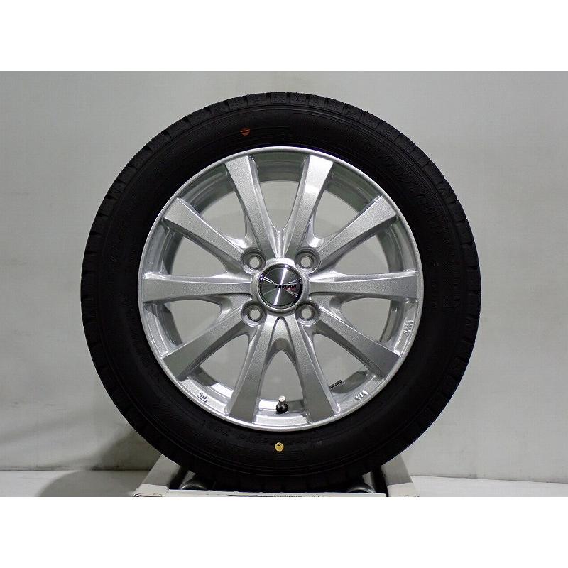 中古】155/65R14 スタッドレスタイヤ&アルミホイール4本セット