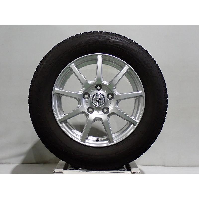 【 BS 15インチ 】VRX2 中古スタッドレス (中古アルミ付)4本セット BRIDGESTONE（ブリヂストン） 中古 195/65R15 スタッドレスタイヤ