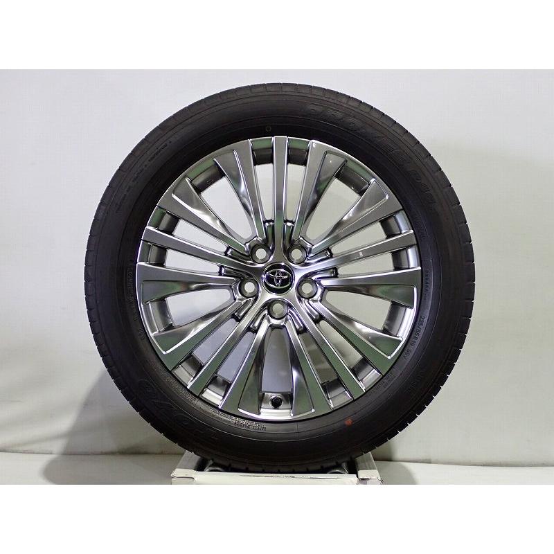 ハリアー 中古 225/55R19 サマータイヤ アルミホイール 4本セット 