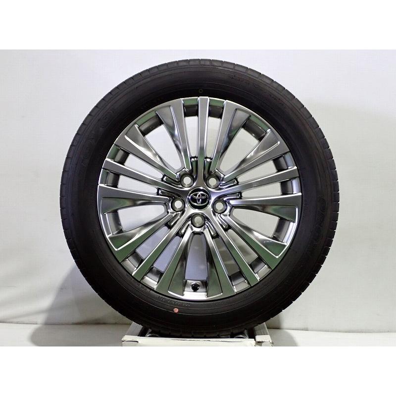 ハリアー 中古 225/55R19 サマータイヤ アルミホイール 4本セット 