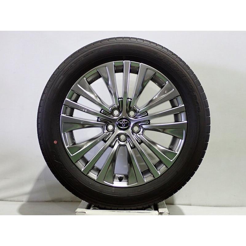 ハリアー 中古 225/55R19 サマータイヤ アルミホイール 4本セット 