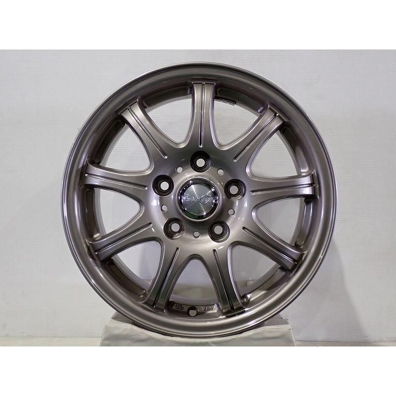 中古 1560+53-5H114.3 アルミホイール 4本セット ヨコハマ レイシア 15 