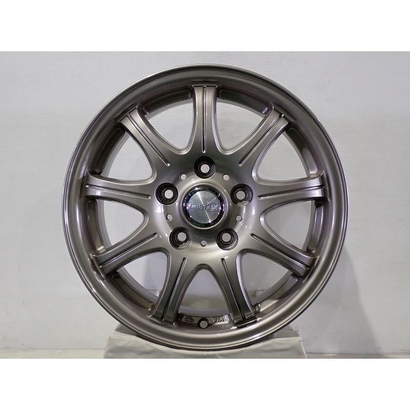 中古 1560+53-5H114.3 アルミホイール 4本セット ヨコハマ レイシア 15 