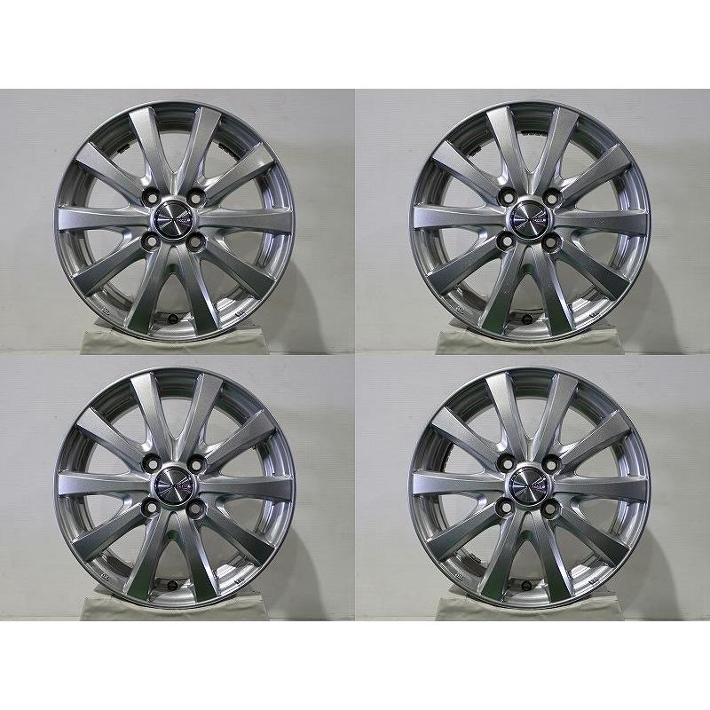 CREOLE 14インチアルミホイール4本セット 楽天市場】特価 14インチ W06 4.5J+45 4H-100 4本 ホイール