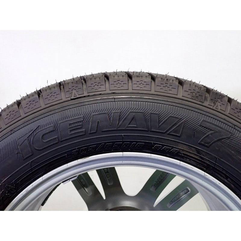新品未使用 グッドイヤーアイスナビ7　205/65R16アルミホイール4本セット グッドイヤー 205/65R16 スタッドレスタイヤ 4本セット アイス