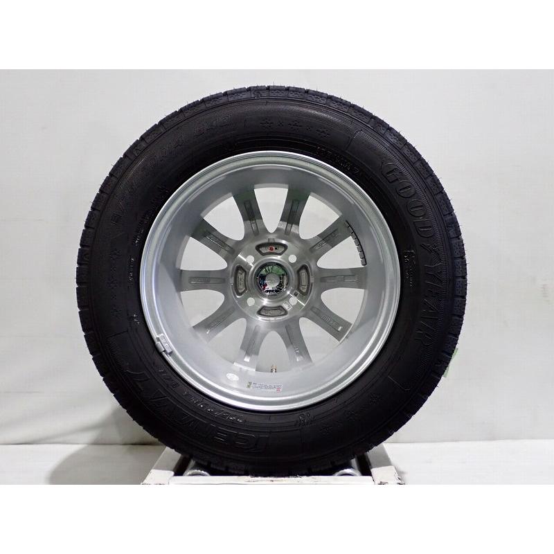 【新品未使用】グッドイヤー アイスナビ7 175/70R14 スタッドレスタイヤ + アルミホイール 4本セット 2022年製 グッドイヤー（GOODYEAR） 175/70R14 スタッドレスタイヤ アルミ