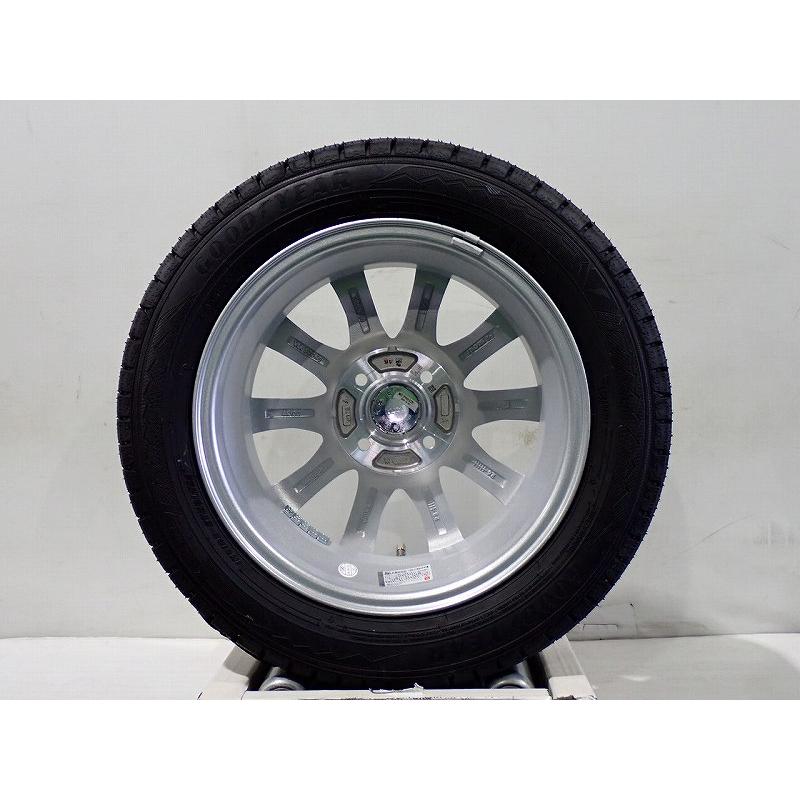 グッドイヤーアイスナビ6 155/65R14 スタッドレス ウェッズN-BOX