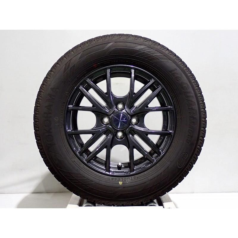 185/70R14 スタッドレスタイヤ付き アルミホイール 4本 WEDS 中古 185/70R14 スタッドレスタイヤ アルミホイール 4本
