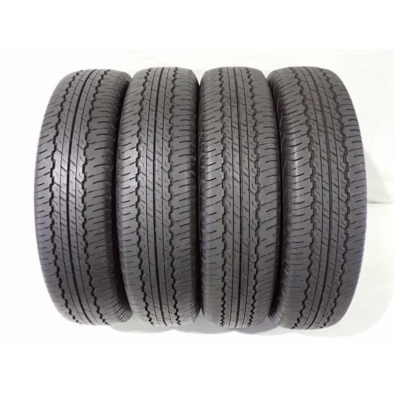 DUNLOP（ダンロップ） 10%オフクーポン中古 195/80R15 サマータイヤ 4 