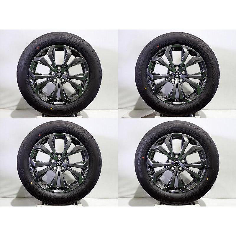 ☆マーサ☆DUNLOP 225/60R18 タイヤ・ホイールセット 4本 DUNLOP 中古 225/60R18 サマータイヤ アルミホイール 4本セット