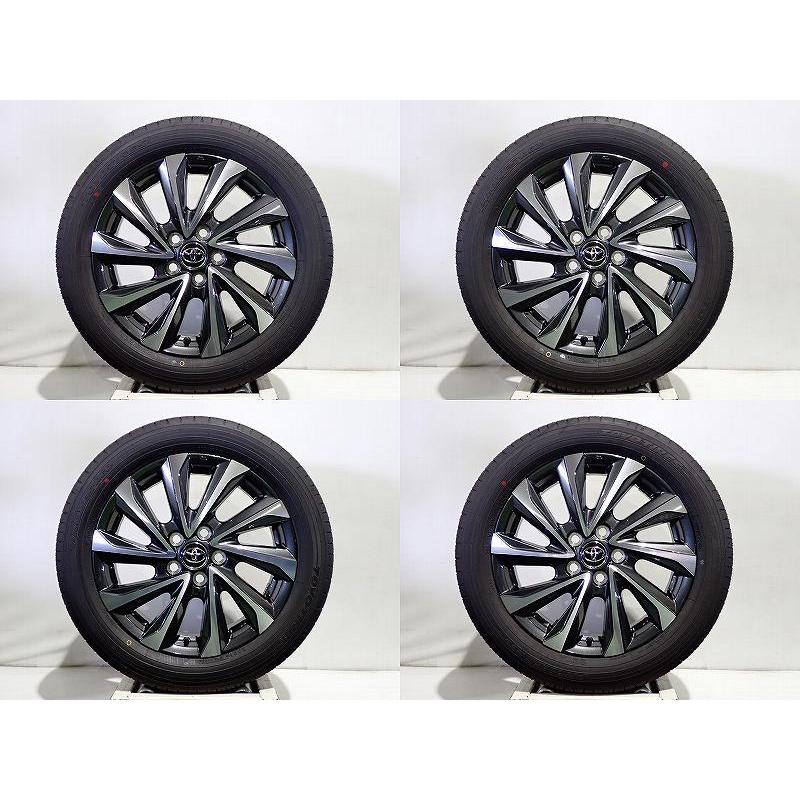 トヨタ（TOYOTA） 中古 205/55R17 サマータイヤ アルミホイール 4本