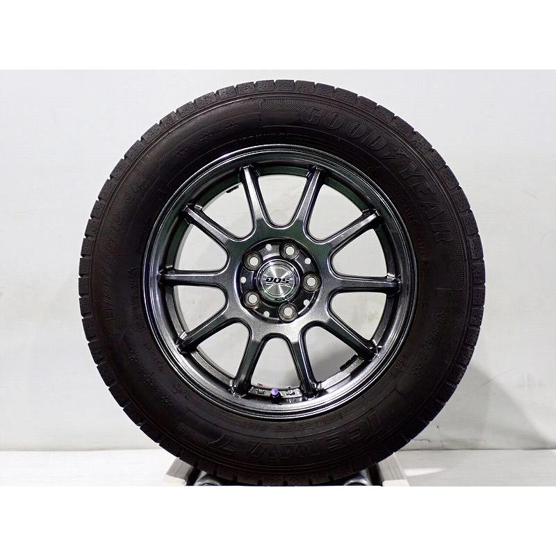 グッドイヤー（GOODYEAR） 中古 195/65R15 スタッドレスタイヤ アルミ 