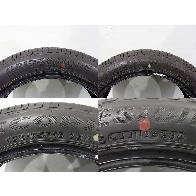 BRIDGESTONE（ブリヂストン） 10%オフクーポン中古 165/55R15 サマー