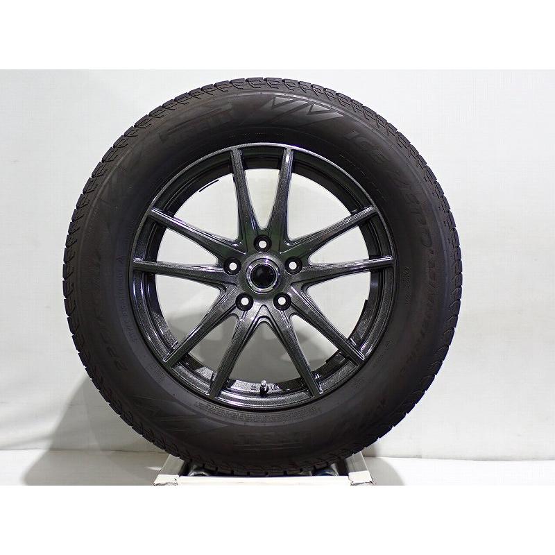中古 225/65R17 スタッドレスタイヤ アルミホイール 4本セット ピレリ