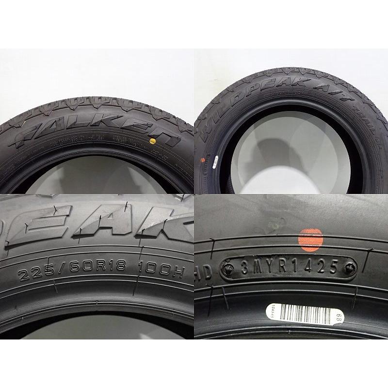イロハス② 225/60-18 4本　9分山　ファルケン A/T 225 60 18（FALKEN（タイヤ）／自動車） | 車、バイク、自転車