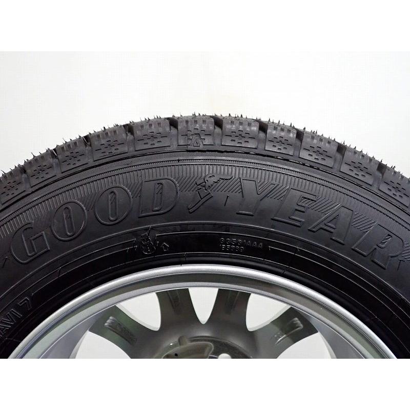 送料込☆2023 グッドイヤータイヤホイールセット155/80R13☆4本 グッドイヤー（GOODYEAR） 5%OFFクーポン155/80R13 スタッドレスタイヤ