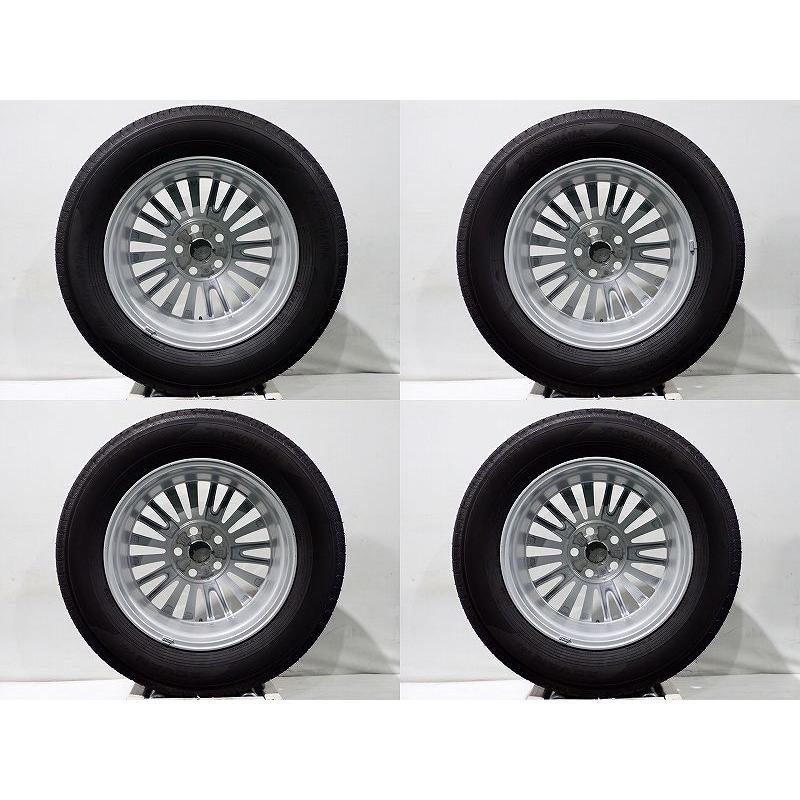 アルファード 10%オフクーポン中古 225/65R17 サマータイヤ アルミ