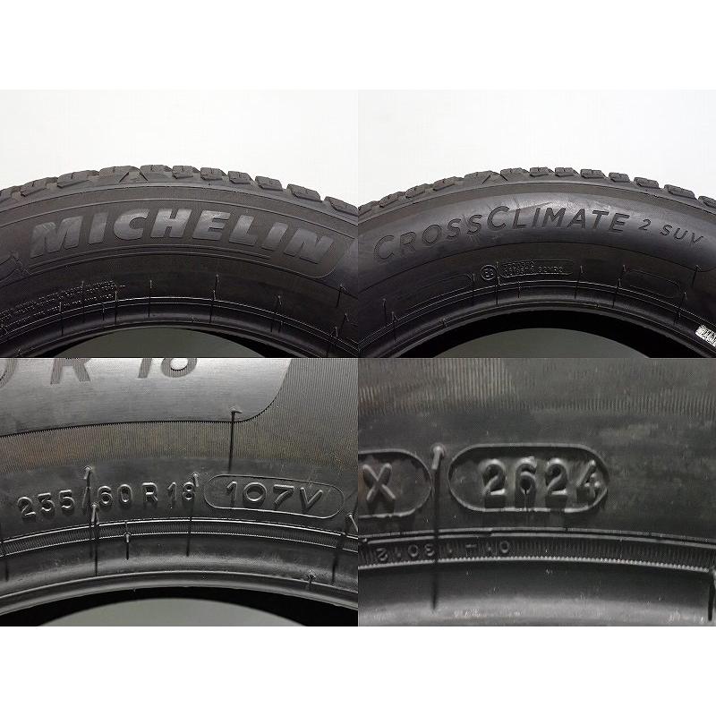 ミシュラン（MICHELIN） 5%オフクーポン中古 235/60R18 サマータイヤ 4 