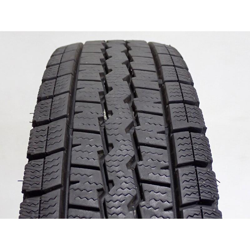145/80R12 LTダンロップスタッドレス中古 2018年4本セット DUNLOP 中古 145/80R12 80/78N LT スタッドレスタイヤ 4本セット