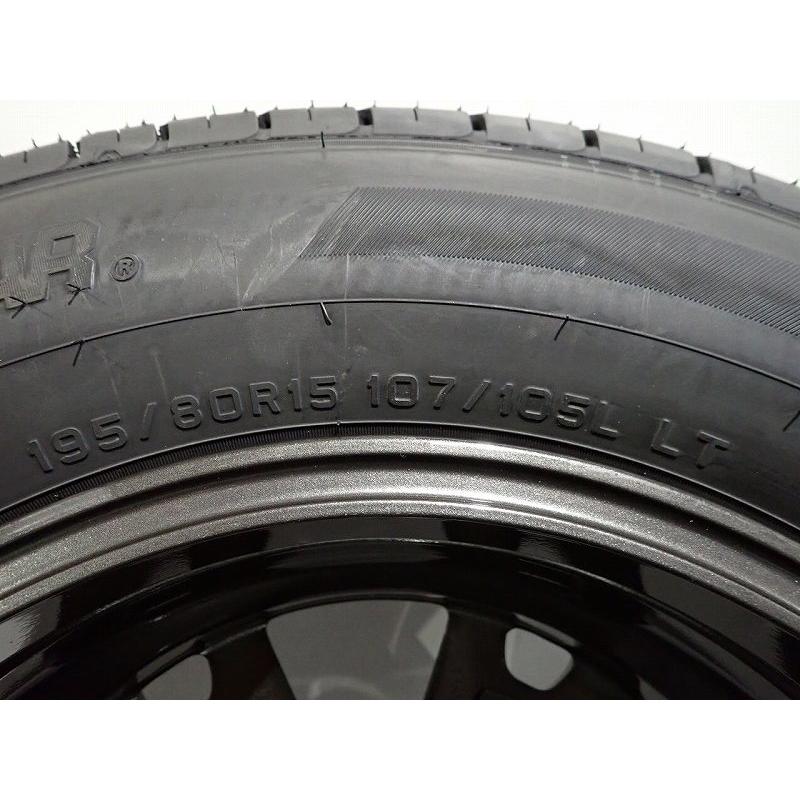 グッドイヤー（GOODYEAR） 195/80R15 107/105LT サマータイヤ アルミ 
