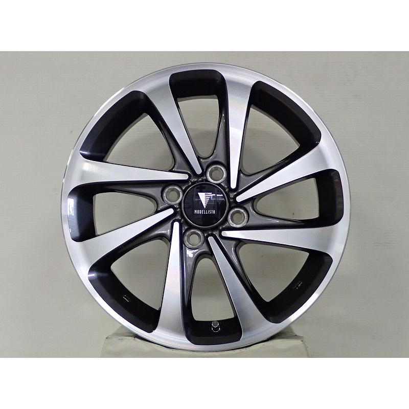 1555+45-4H100 アルミホイール 4本セット MODELLISTA SPINAIR2 15 