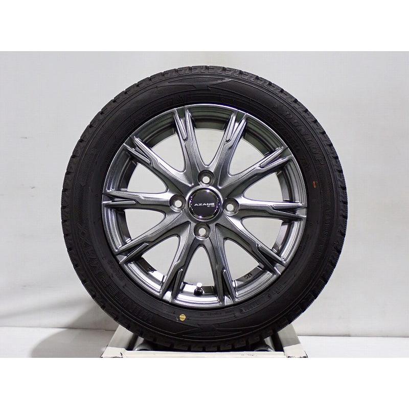 中古】155/65R14 スタッドレスタイヤ アルミホイール 4本セット