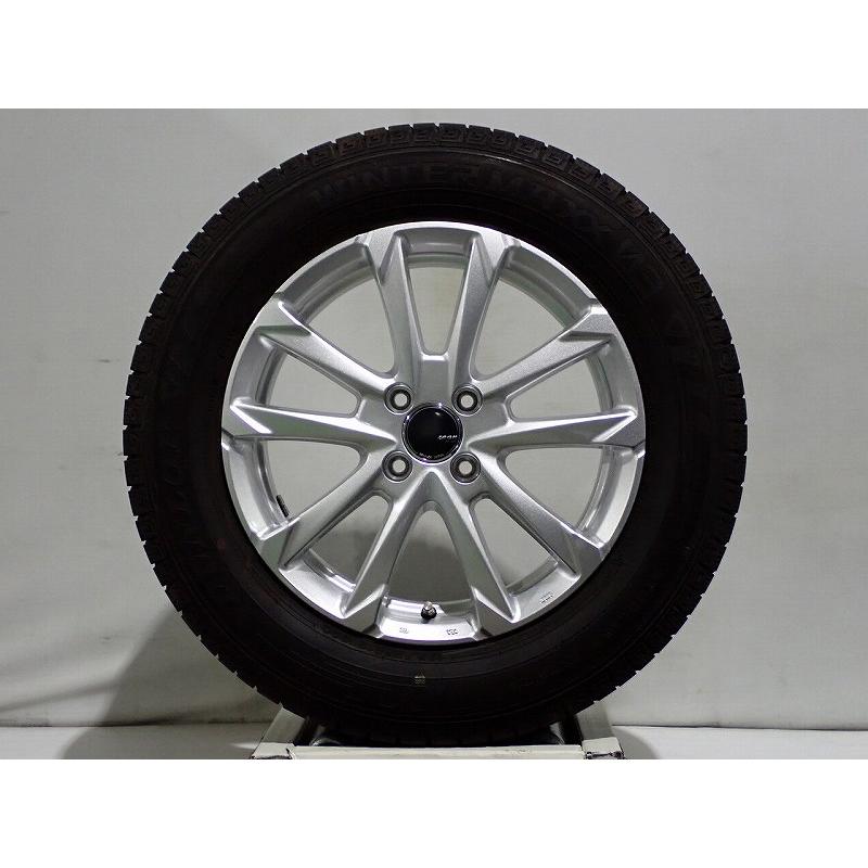 DUNLOP（ダンロップ） 中古 195/65R16 スタッドレスタイヤ アルミ