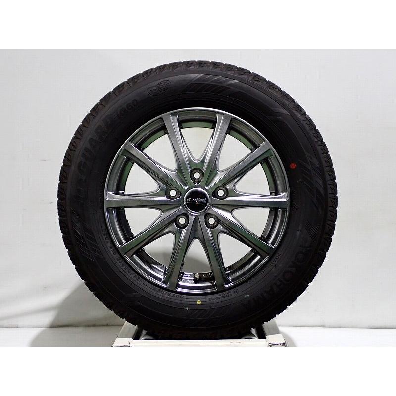中古】195/65R15 スタッドレスタイヤ アルミホイール 4本セット