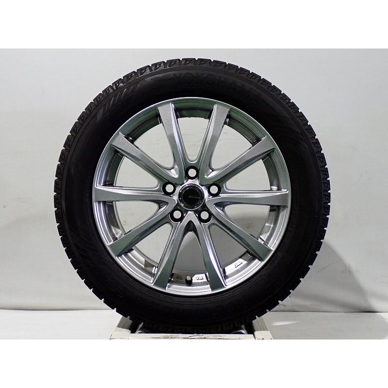 中古】215/55R17 スタッドレスタイヤ アルミホイール 4本セット