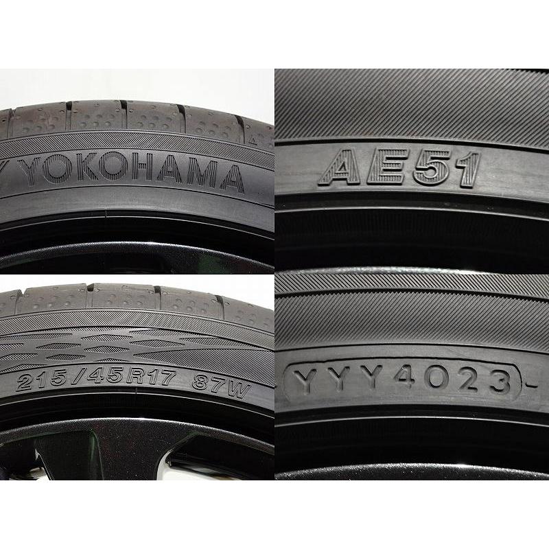 トヨタ（TOYOTA） 中古 215/45R17 サマータイヤ アルミホイール 4本 