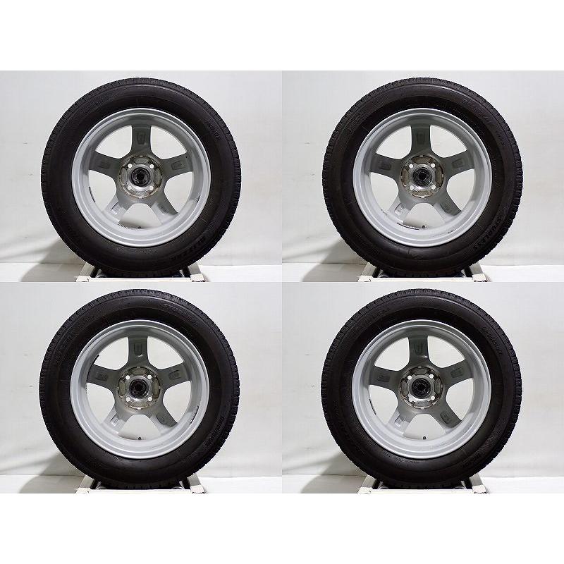 ブリヂストン　スタッドレスタイヤ 175/65R15 シルバーホイール4本セット BRIDGESTONE（ブリヂストン） 中古 175/65R15 スタッドレスタイヤ
