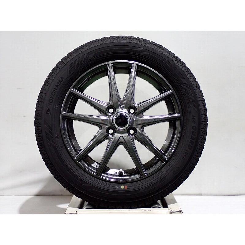 10%OFFクーポン中古 165/65R15 スタッドレスタイヤ アルミホイール 4本