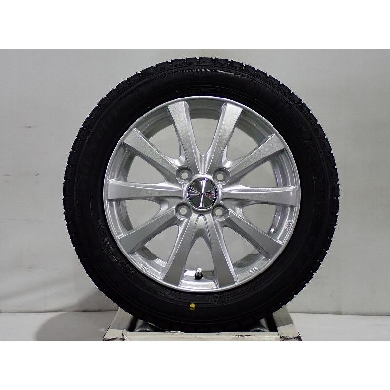DUNLOP（ダンロップ） 155/65R14 スタッドレスタイヤ アルミホイール 4
