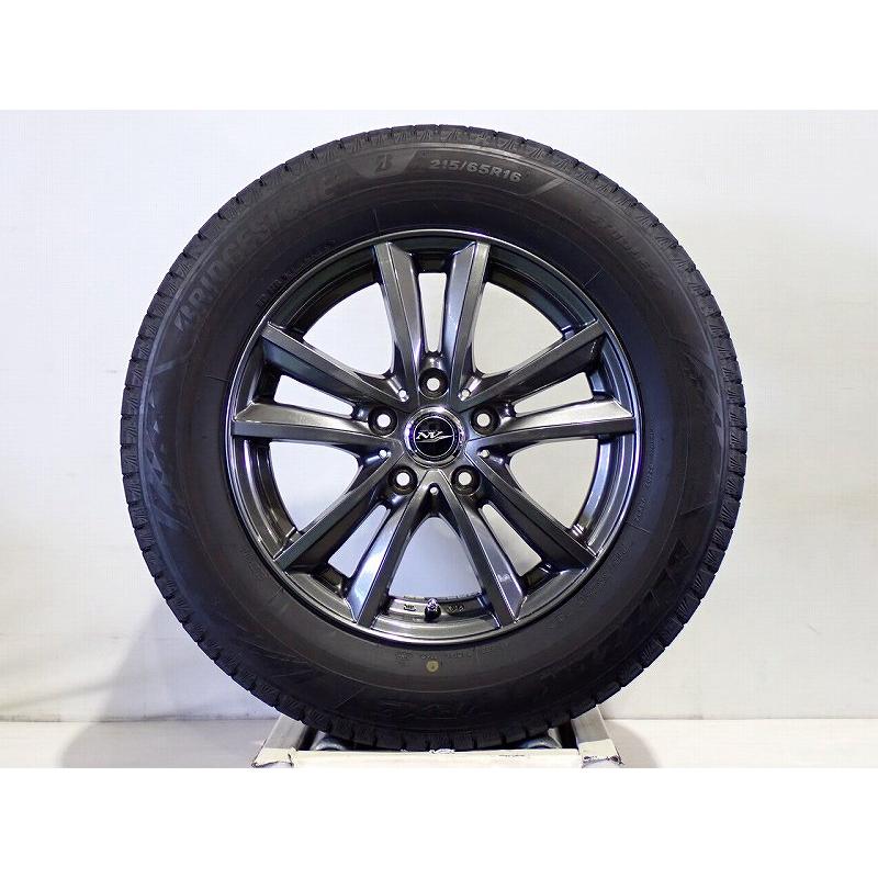 BRIDGESTONE 中古 215/65R16 スタッドレスタイヤ アルミホイール