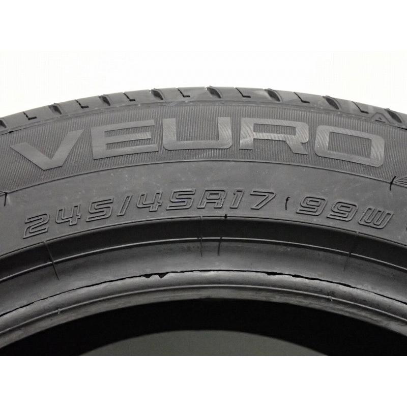 5%オフクーポン245/45R17 サマータイヤ 4本セット ダンロップ ビューロ VE304 ( 17インチ アウトレット 未使用 245/45-17 )の画像