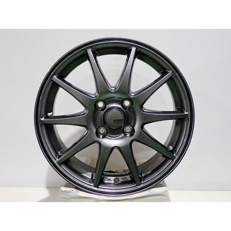 イエローハット（YellowHat） 【中古】1555+43-4H100 アルミ