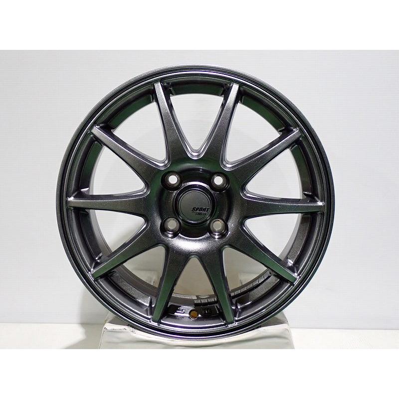 イエローハット（YellowHat） 【中古】1555+43-4H100 アルミホイール 4 