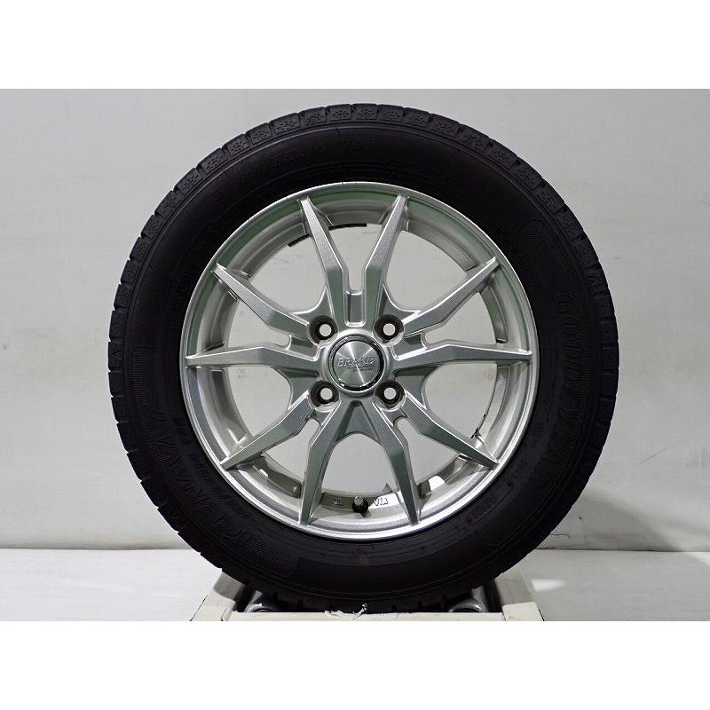 グッドイヤー（GOODYEAR） 中古】165/65R14 スタッドレスタイヤ アルミ 