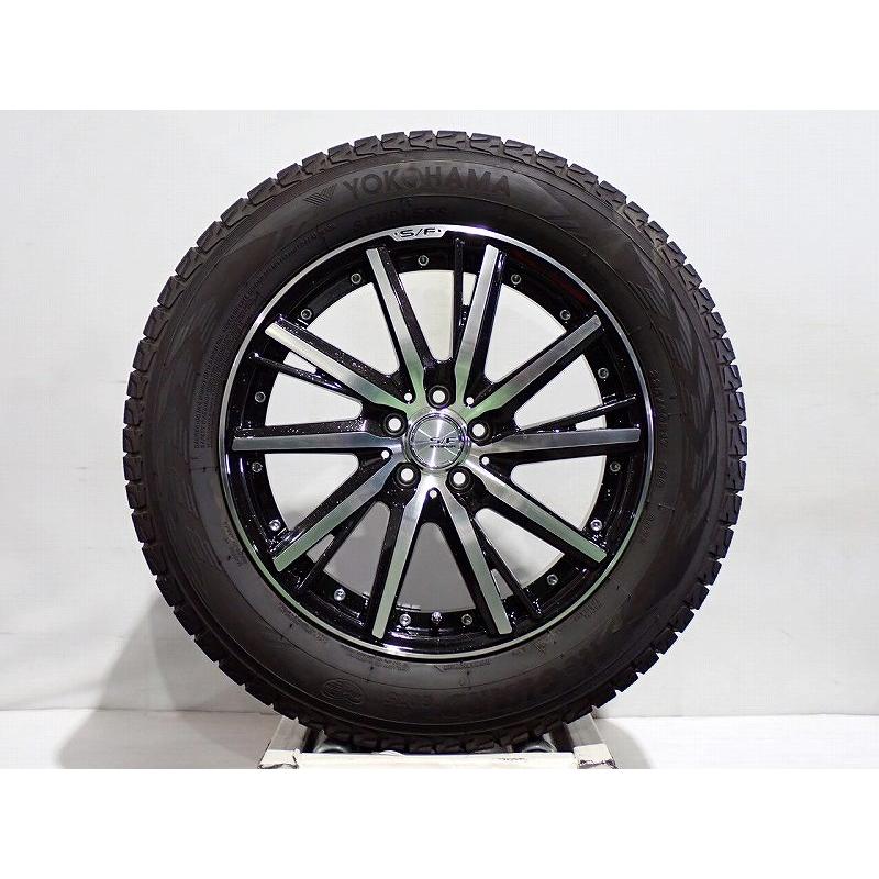 共豊 【中古】225/60R17 スタッドレスタイヤ アルミホイール 4本セット