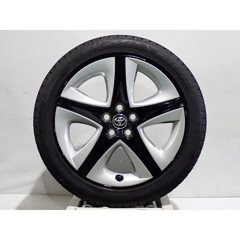 17インチ ブラックアルミホイール & ブリザックスタッドレスタイヤセット④ BRIDGESTONE（ブリヂストン） 【中古】215/45R17 スタッドレスタイヤ