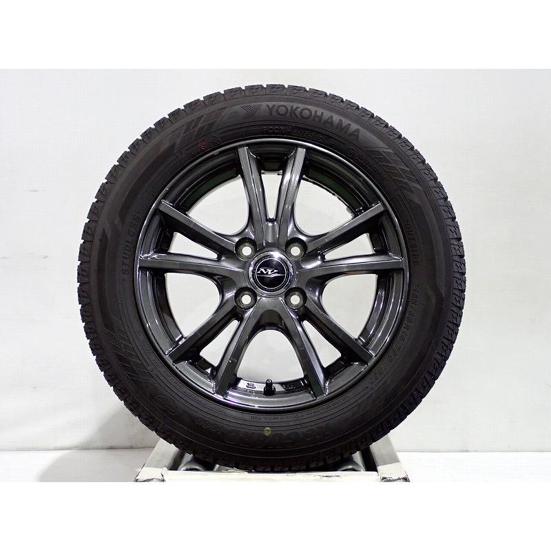 値下げ165/65R14 中古　4本 WEDS（ウェッズ） 【中古】165/65R14 スタッドレスタイヤ アルミ