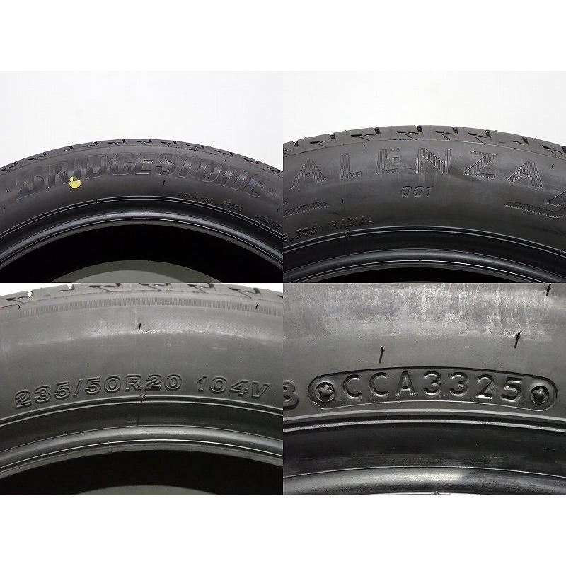 BRIDGESTONE（ブリヂストン） 【中古】235/50R20 サマータイヤ 4本 