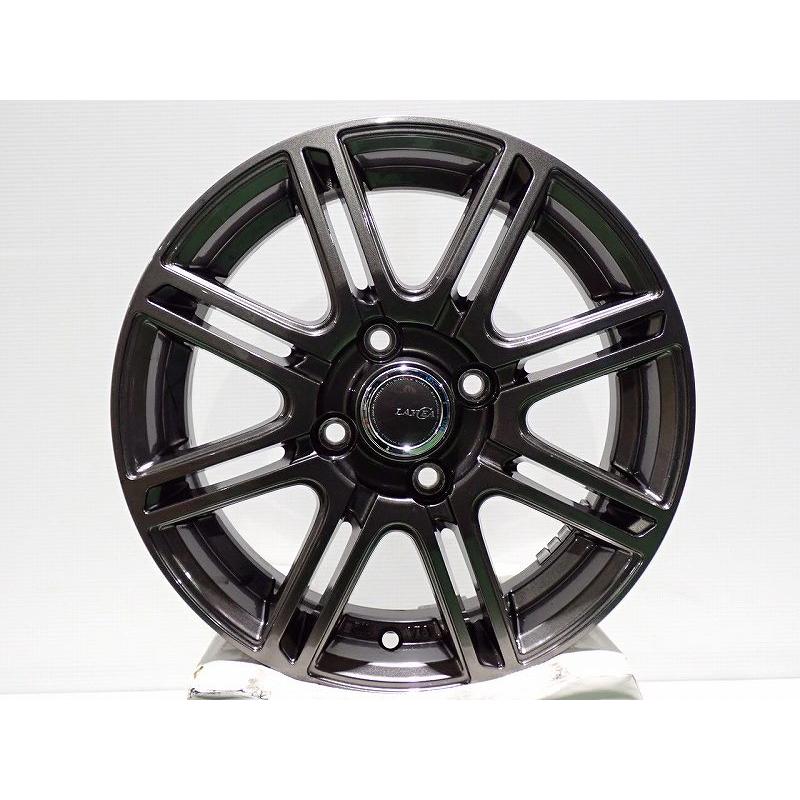 中古】1445+45-4H100 アルミホイール 4本セット ヨコハマ レイシア 
